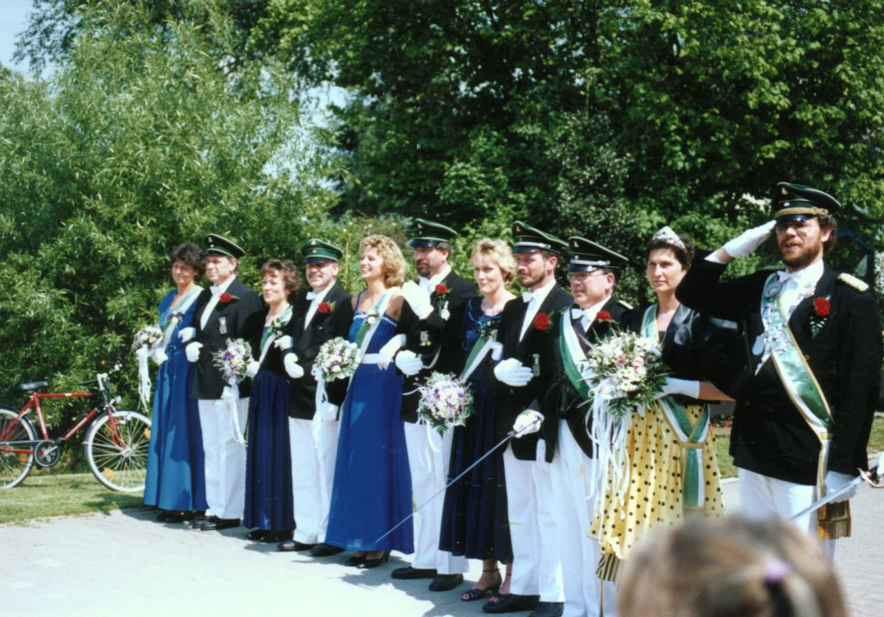 Das Königspaar 1990